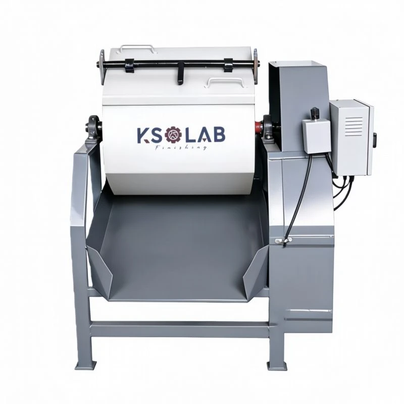 Machine de culbutage à baril rotatif
